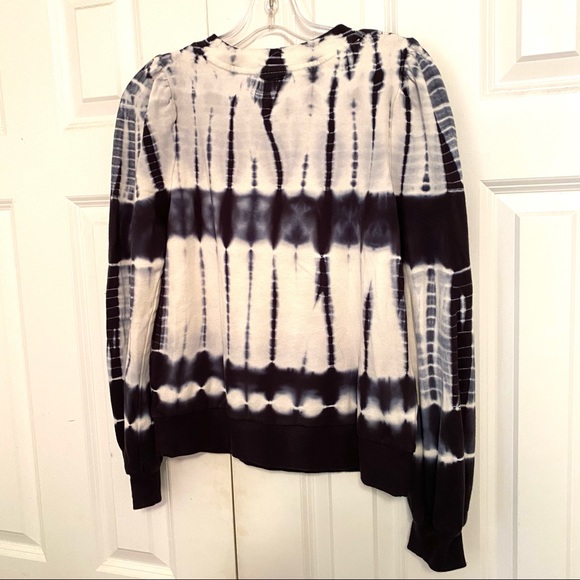 Who What Wear Puff Crewneck Tie-Dye Sweatshirt - Picture 6 of 11
